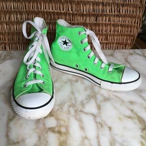 Converse Youth Size 3 Super Cool Green